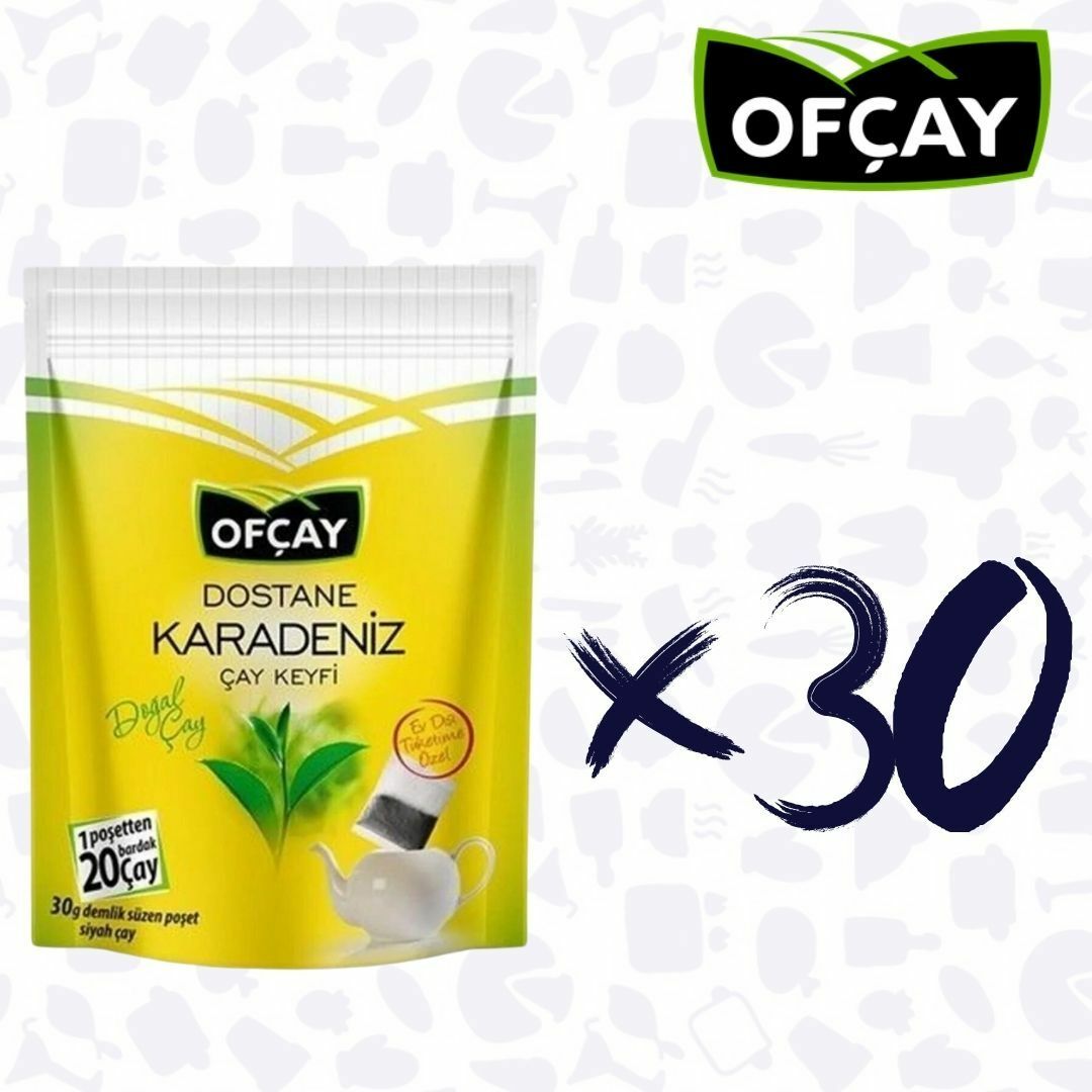 OFÇAY DOSTANE KARADENİZ (BERGAMOT) 30ADET*30GR*8PAKET (DOYPACK ZİPPER)