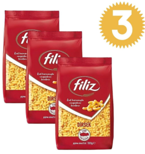 Filiz Dirsek Makarna 500gr x3 adet
