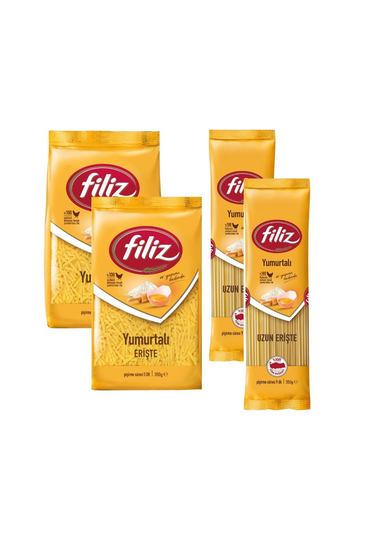 Yumurtalı Erişte 4'lü set