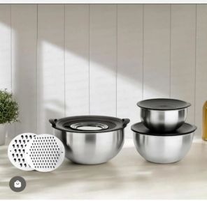 SHINE KITCHEN Rendeli Karıştırma Kabı 9 Parça