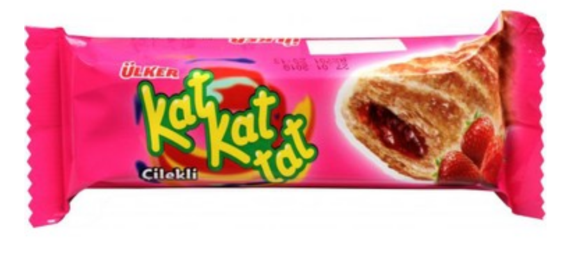 ÜLKER BISKÜVI KAT KAT TAT ÇILEKLI 24 ADET*28GR
