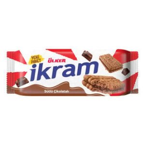 ÜLKER İKRAM ÇİKOLATALI KREMALI BİSKÜVİ 24adet*84GR