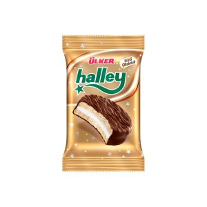 ÜLKER HALLEY ÇİKOLATA KAPLI BİSKÜVİ 24adet*30GR