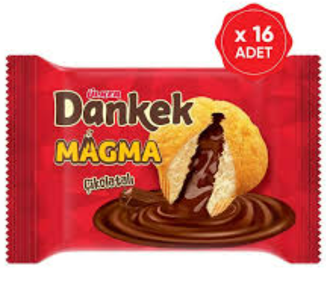 ÜLKER DANKEK MAGMA ÇİKOLATALI KEK 16adet*65GR