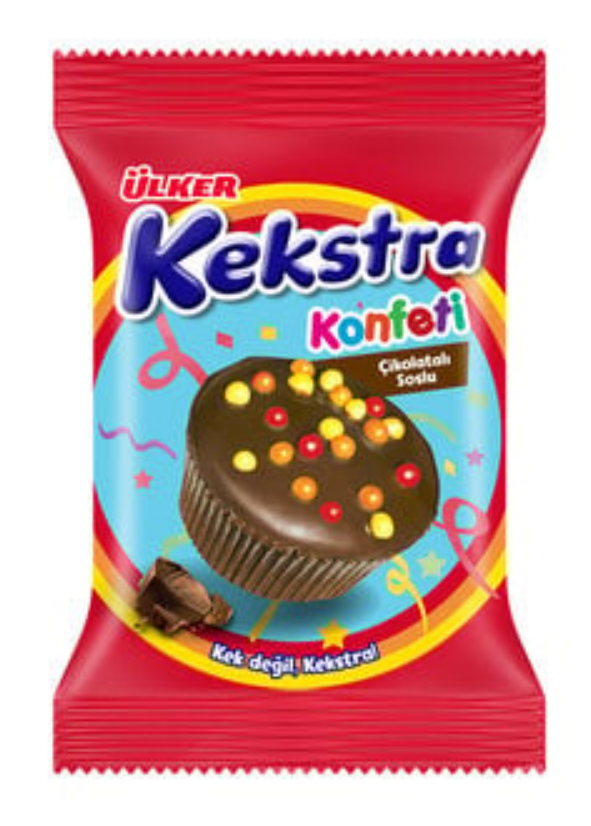 ÜLKER KEKSTRA KAKAOLU KONFTI MUF. 24adet*38GR