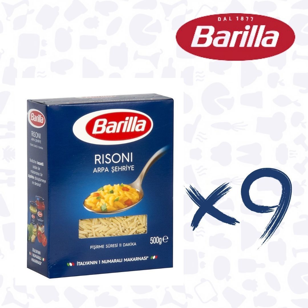 BARİLLA RISONI (Arpa Şehriye) 500 GR*9ADET