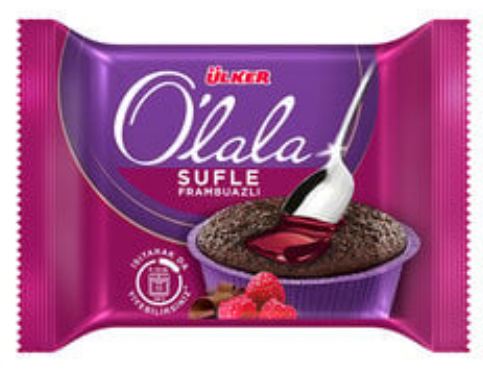 ÜLKER OLALA FRAMBUAZLI SUFLE KEK 12adet*70GR