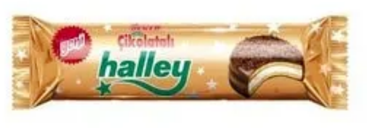 ÜLKER HALLEY MİNİ ÇİKOLATALI BİSKÜVİ 24adet*66GR