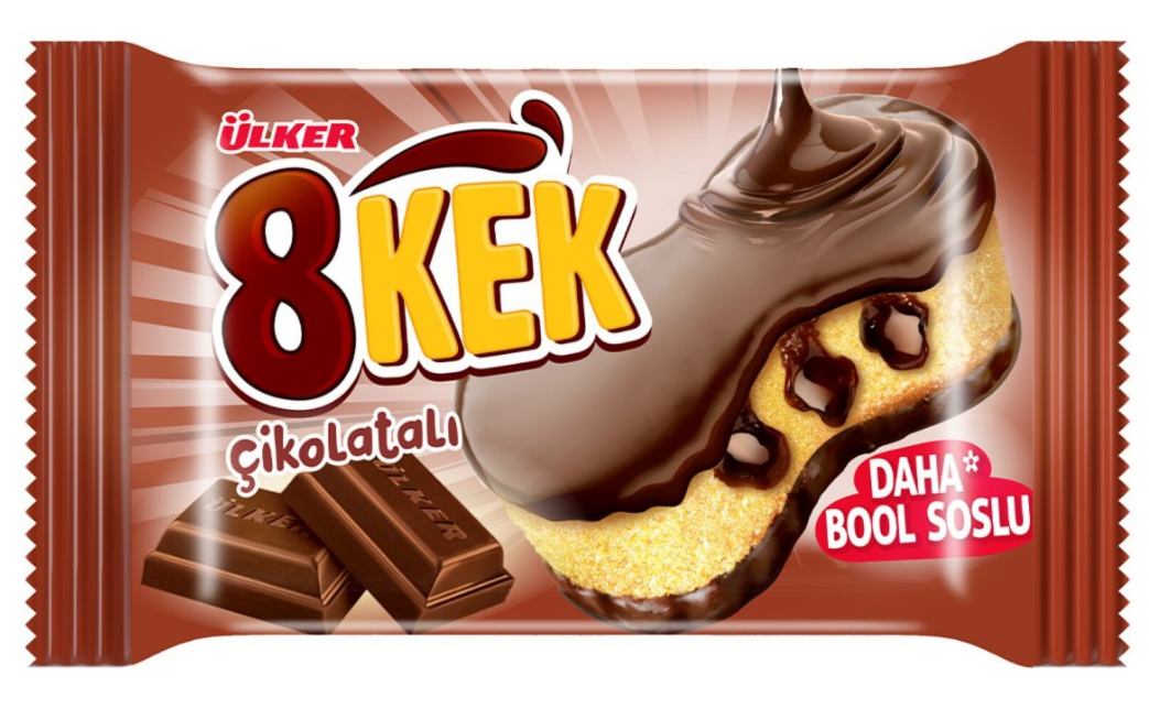 ÜLKER DANKEK 8 DUBLE ÇİKOLATALI KEK 24adet*55GR